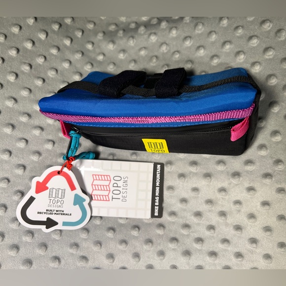 Topo Designs Bike Bag Mini - Mountain NWT Retired Colorway MTB Handlebar Bag - Picture 3 of 9